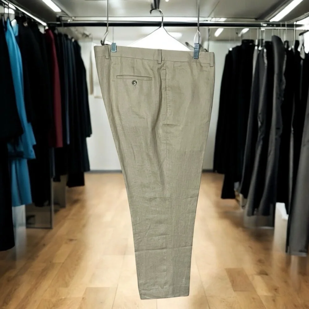 Pronto Uomo Tan Dress Pants Classic Fit☑️
